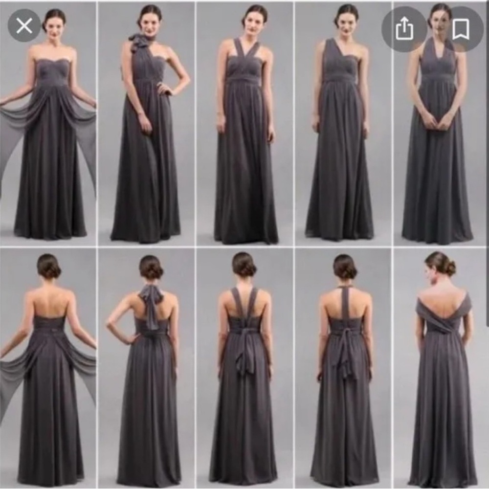 David's Bridal Versa Convertible Dress Mesh Dress
